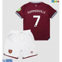 West Ham United Crysencio Summerville #7 Domaci Dres za djecu 2025-26 Kratak Rukav (+ Kratke hlače)